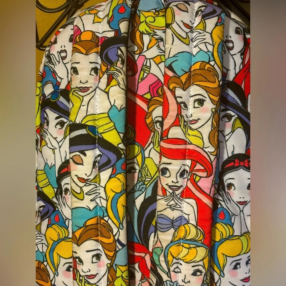 Loungefly Disney Princess All-Over-Print Full Size Backpack Rare EUC - Picture 7 of 13
